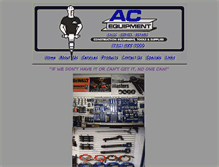 Tablet Screenshot of acequipmentonline.com